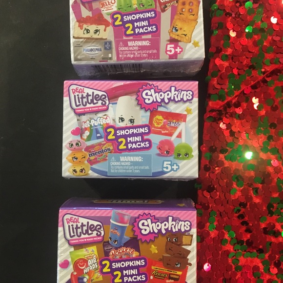 Shopkins Real Littles Christmas Lot Snack Time, Backpack, Micro mart, Mini Packs - Picture 9 of 9